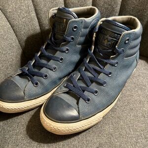 Converse Men’s Blue High-Top Sneakers